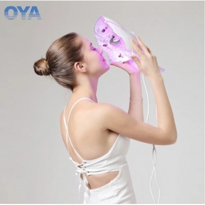 2019 Professional 7 Colors Led Phototherapy Beauty Mask PDT Led Facial Machine Led Light Up Therapy Face Mask Led Mask