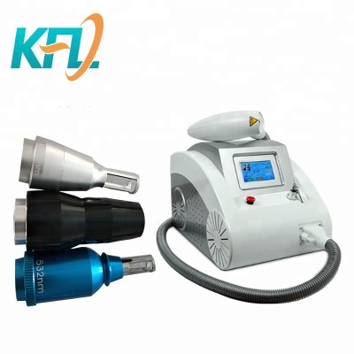 Portable 1064 & 532 nm nd yag laser tattoo removal machine factory price laser tattoo removal machine